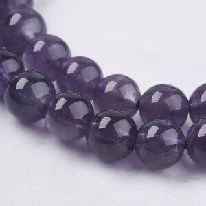 Amethist kralen 6 mm — streng van circa 56 stuks