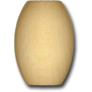 Houten kraal olijfvormig — 1 stuk