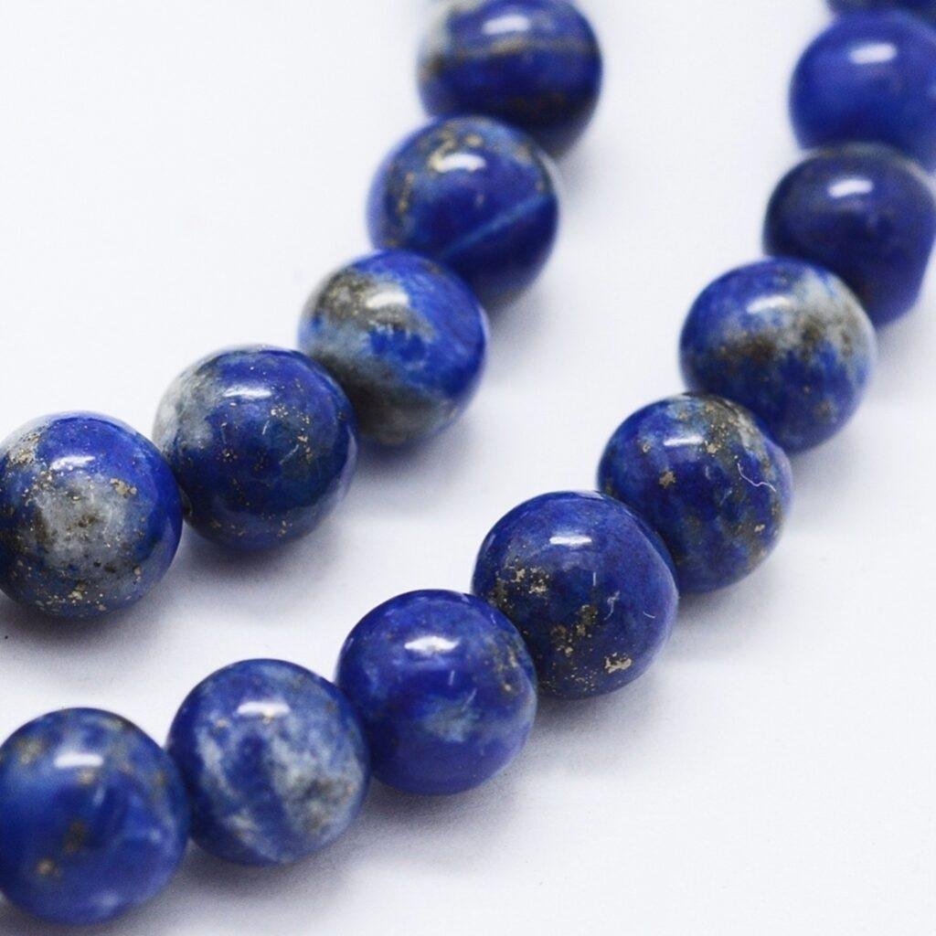 Lapis lazuli kralen 4 mm — streng van circa 80 stuks