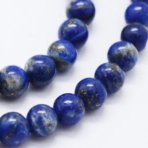 Lapis lazuli kralen 4 mm — streng van circa 80 stuks