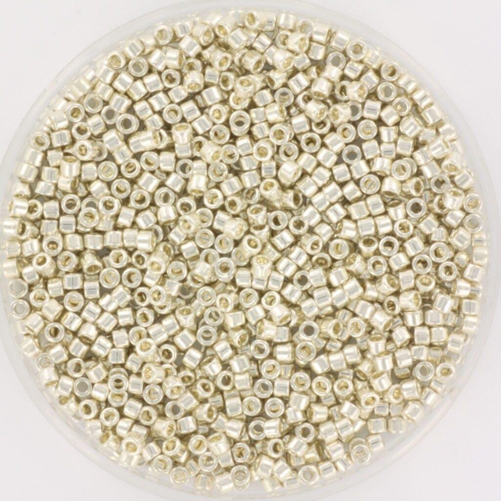 Miyuki Delica 11/0 Galvanized Silver DB-35 — 5 gram