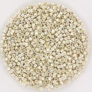 Miyuki Delica 11/0 Galvanized Silver DB-35 — 5 gram