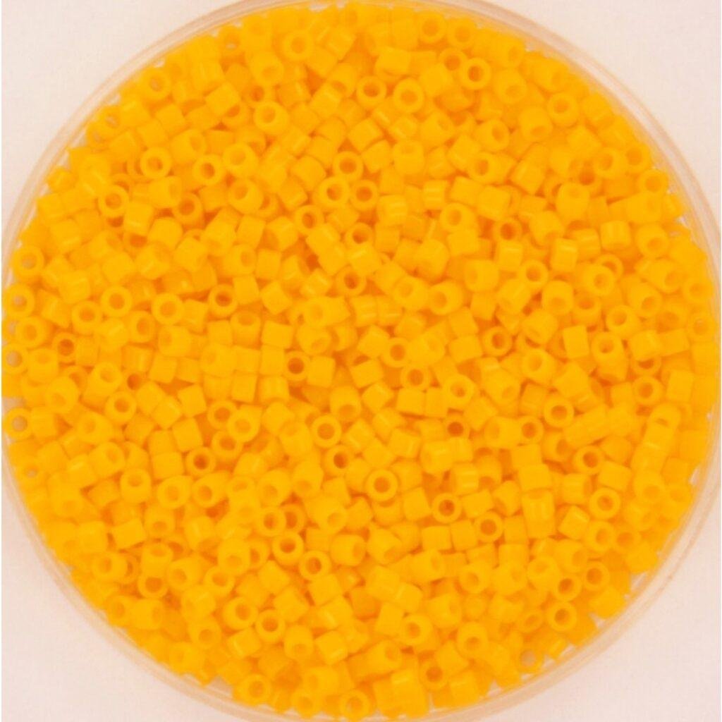 Miyuki Delica 11/0 Opaque Canary — 5 gram