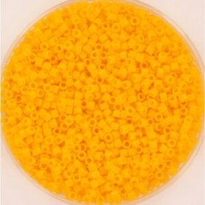 Miyuki Delica 11/0 Opaque Canary — 5 gram