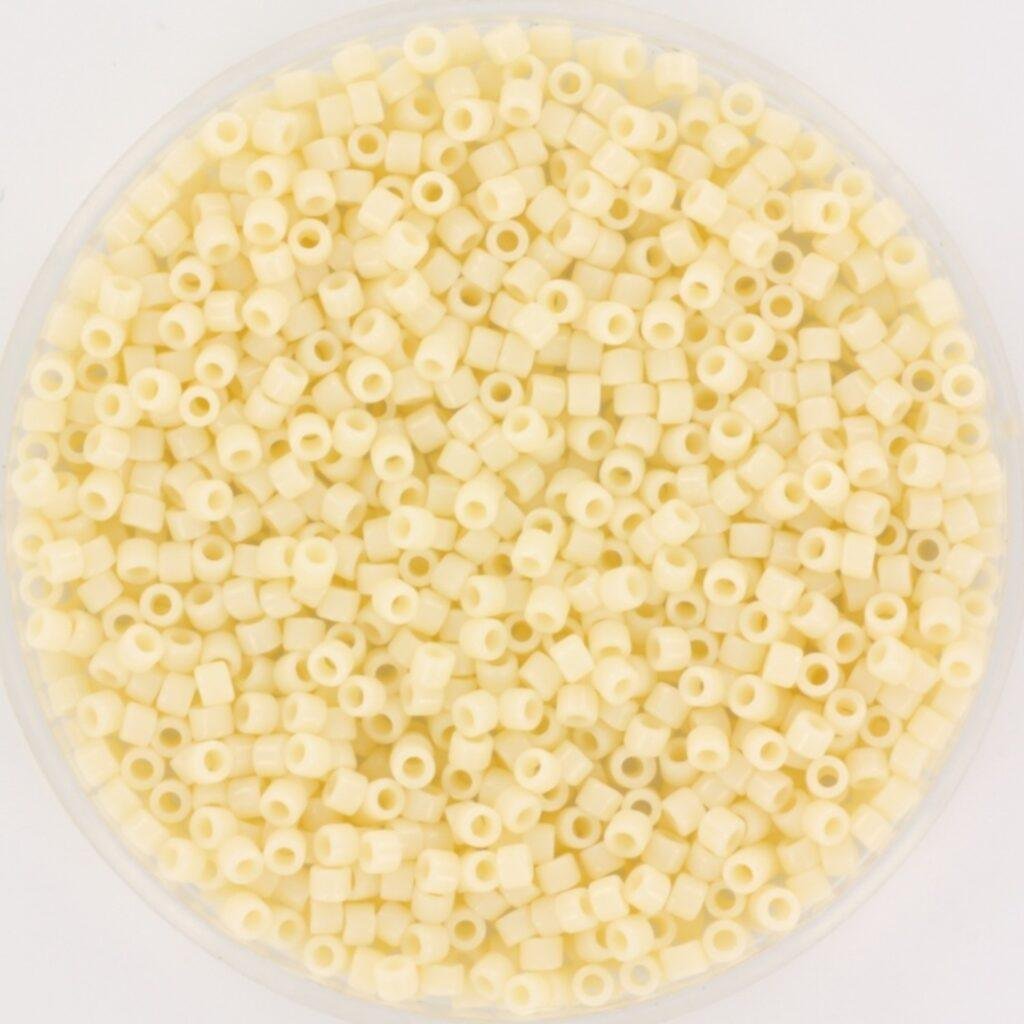 Miyuki Delica 11/0 Opaque Dark Cream — 5 gram