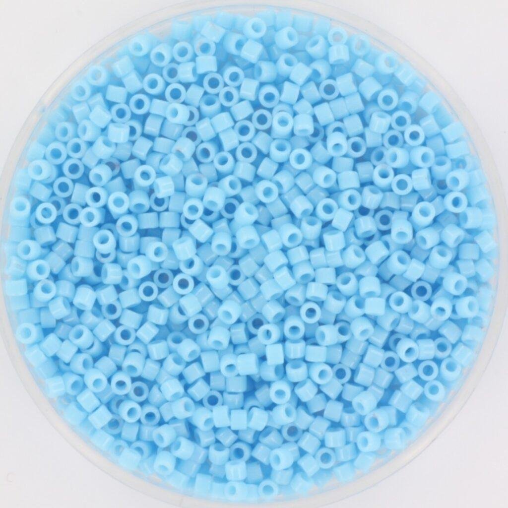 Miyuki Delica 11/0 Opaque Turquoise Blue — 7,2 gram