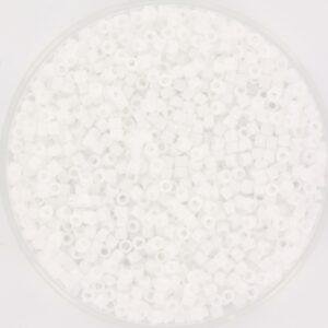 Miyuki Delica 11/0 Opaque White — 5 gram